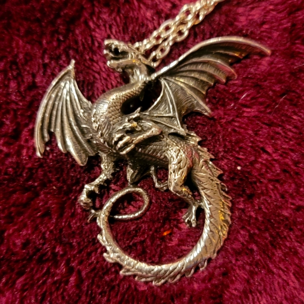 Pewter Dragon Pendant